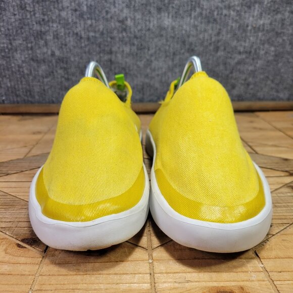 OOFOS Oomg Eezee Women's 9 Low Comfort Shoes Yellow Recovery Slip On Sneakers - Picture 4 of 12